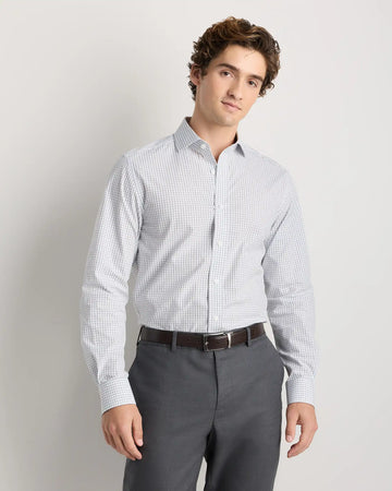 Organic Cotton Stretch Poplin Dress Shirt