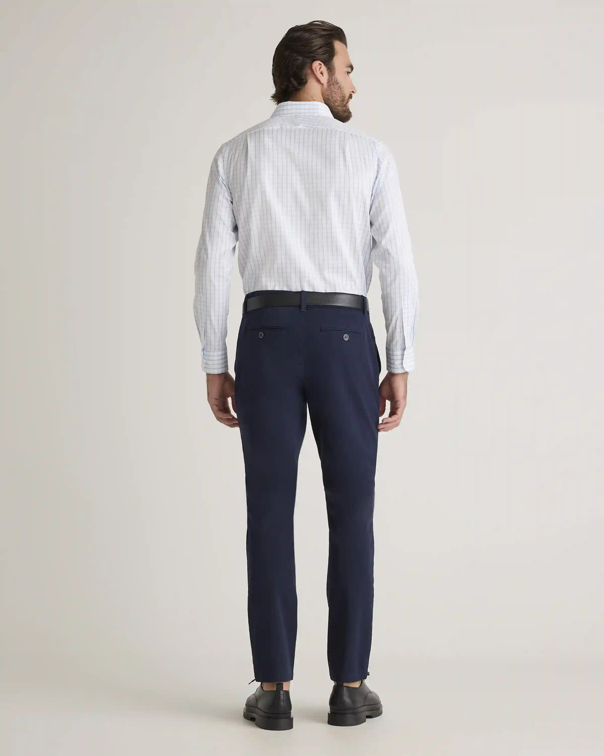 Organic Cotton Stretch Twill Dress Shirt