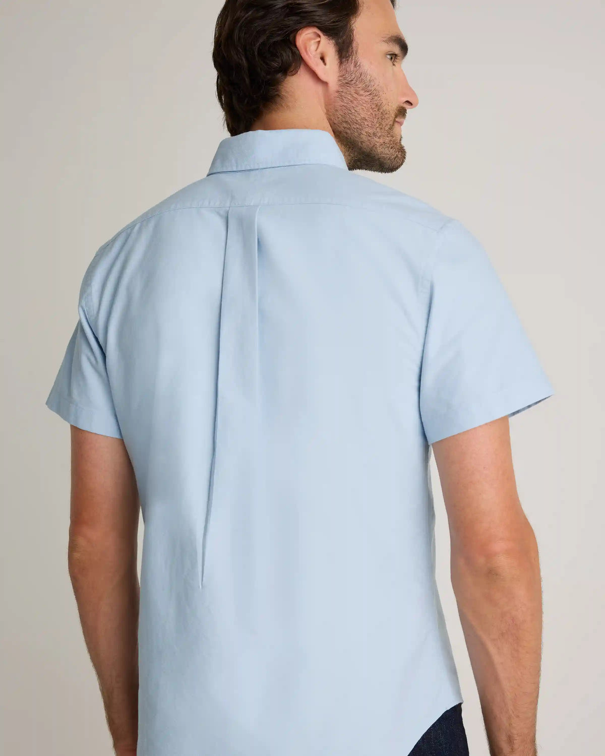 100% Organic Cotton Short Sleeve Oxford Shirt