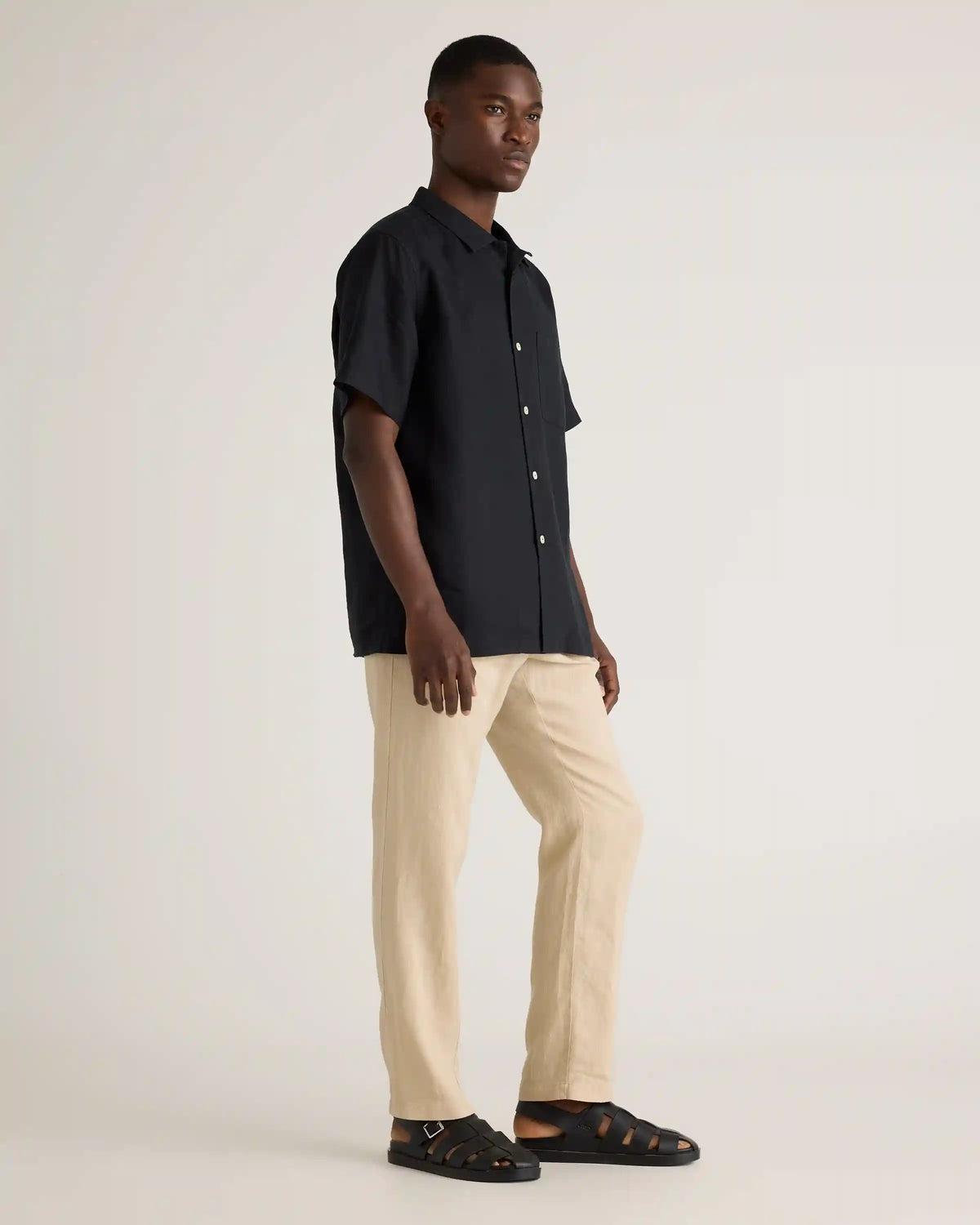 100% European Linen Camp Shirt