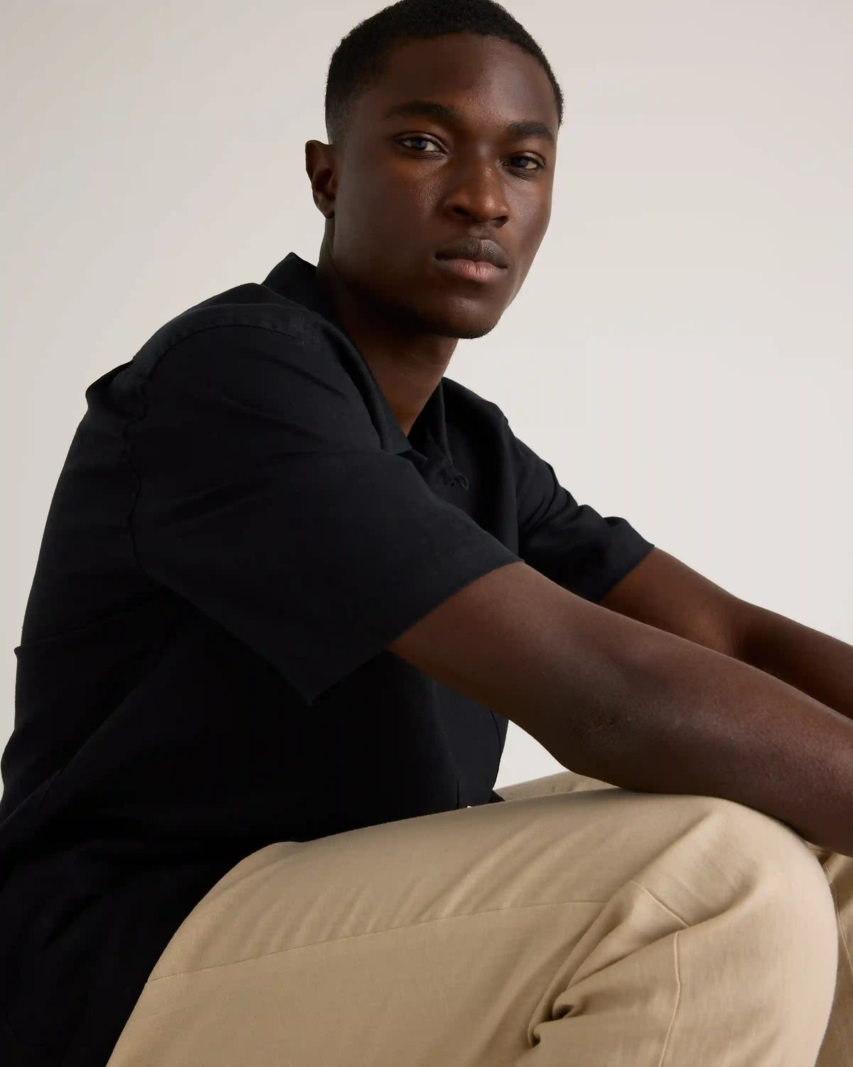 100% European Linen Camp Shirt