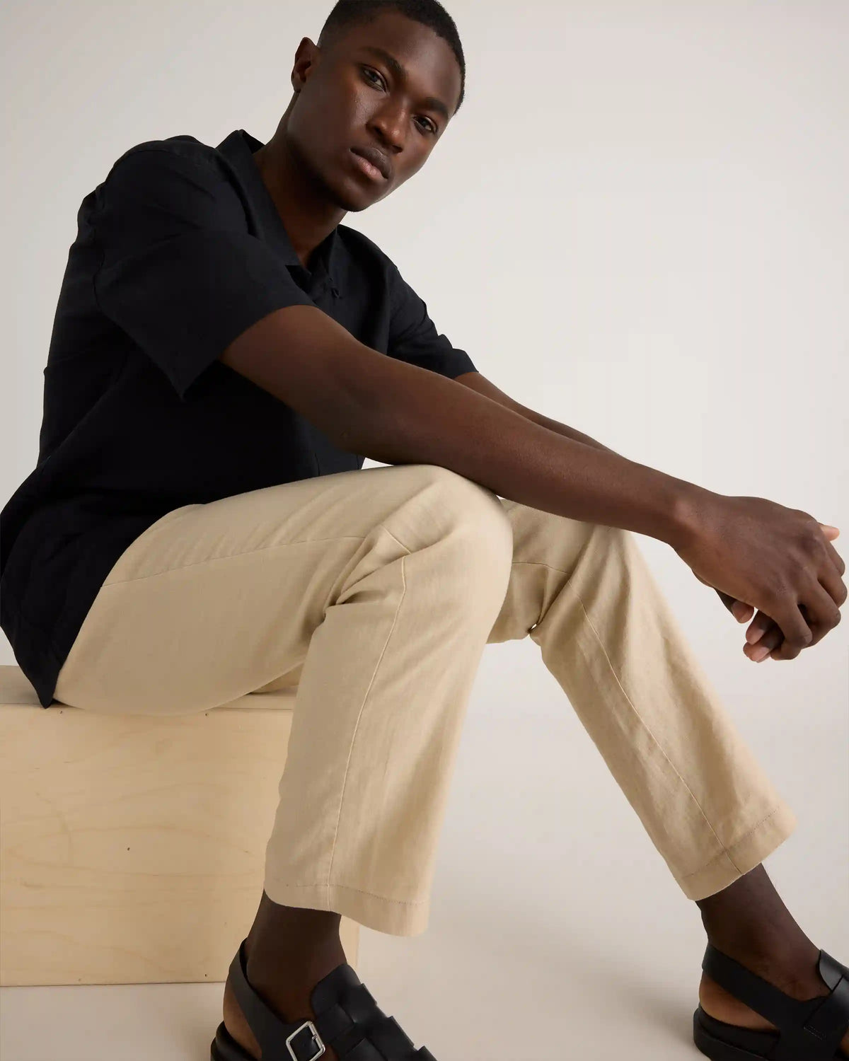 100% European Linen Camp Shirt