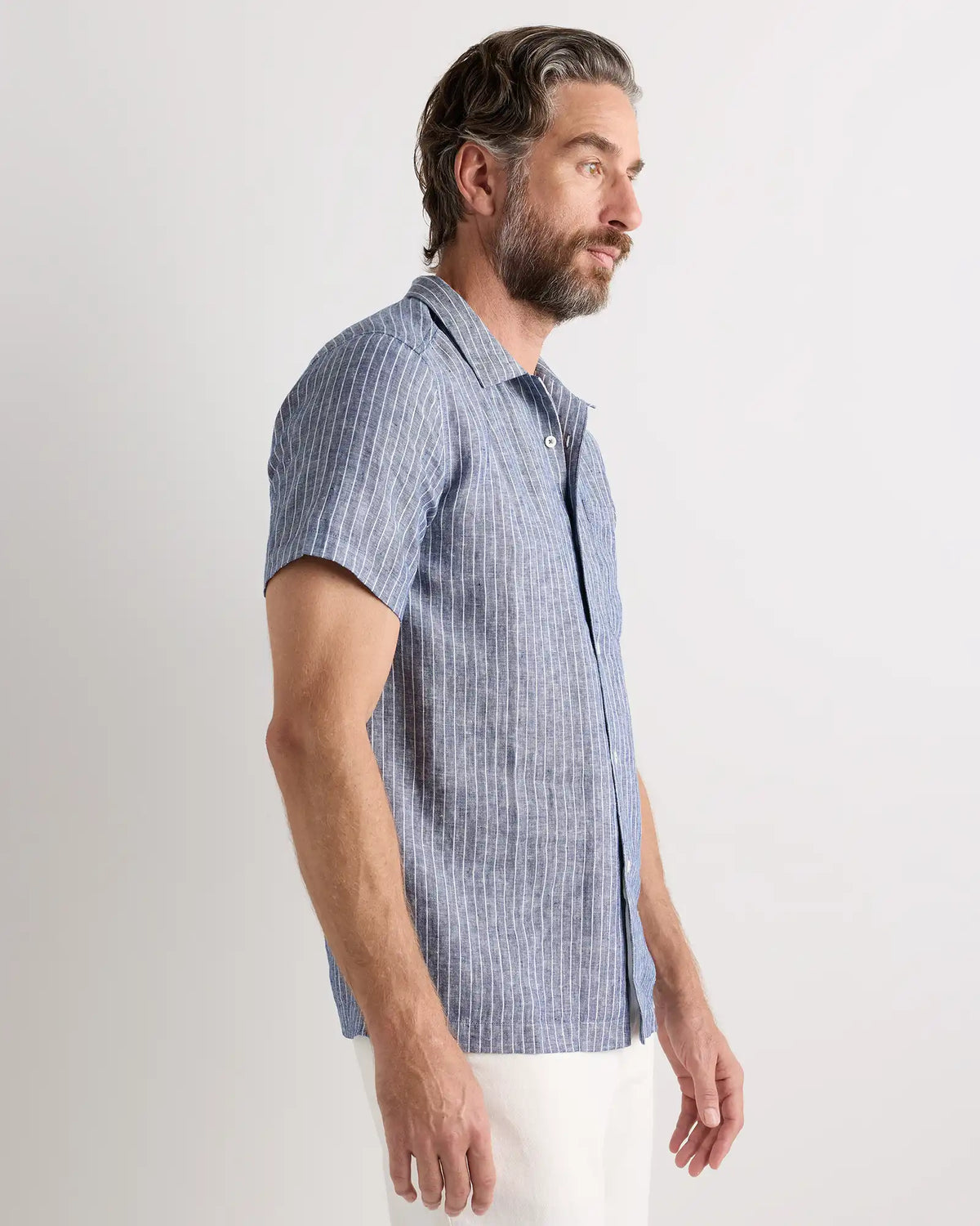 100% European Linen Camp Shirt