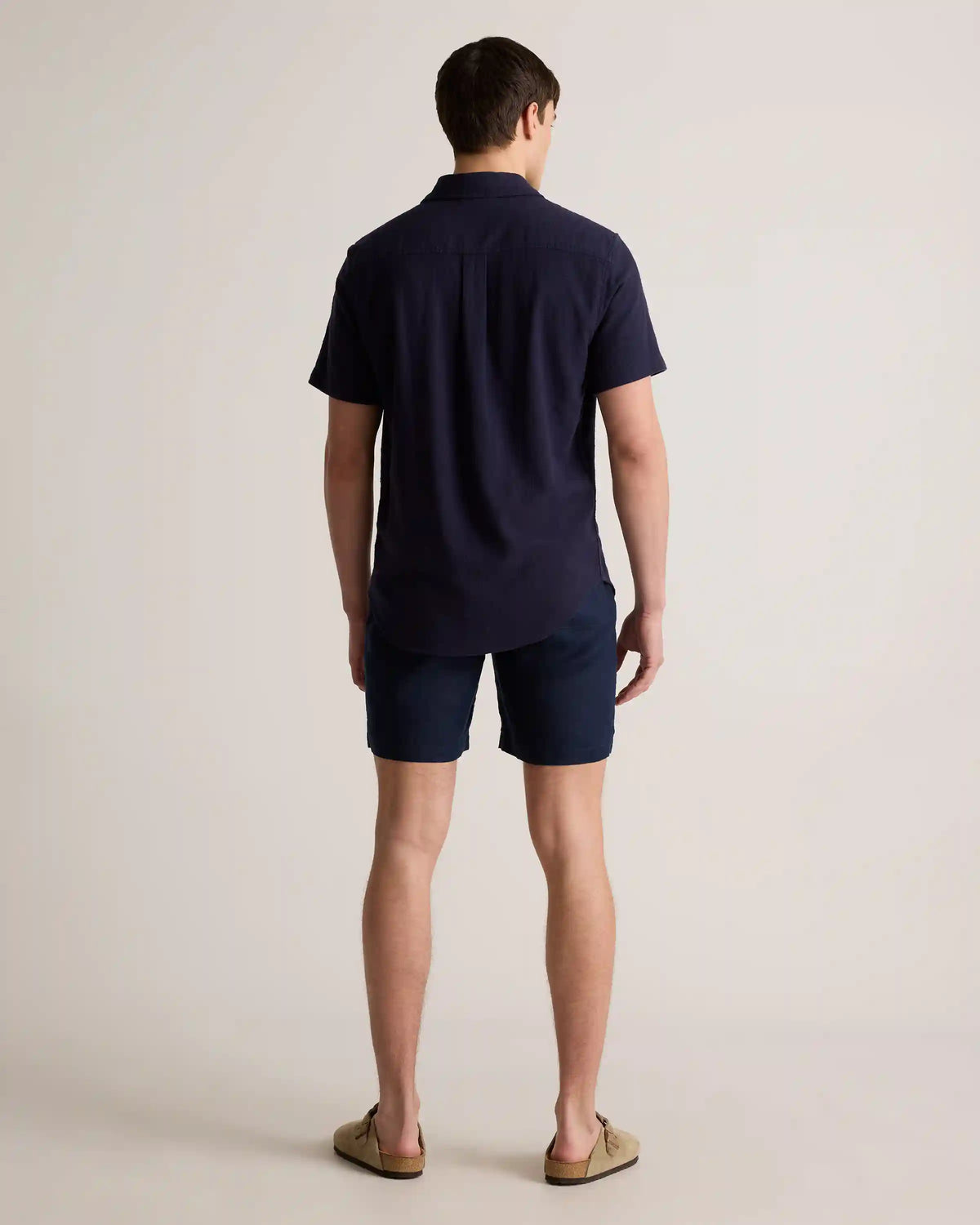 Organic Cotton Stretch Selvage Short Sleeve Shirt
