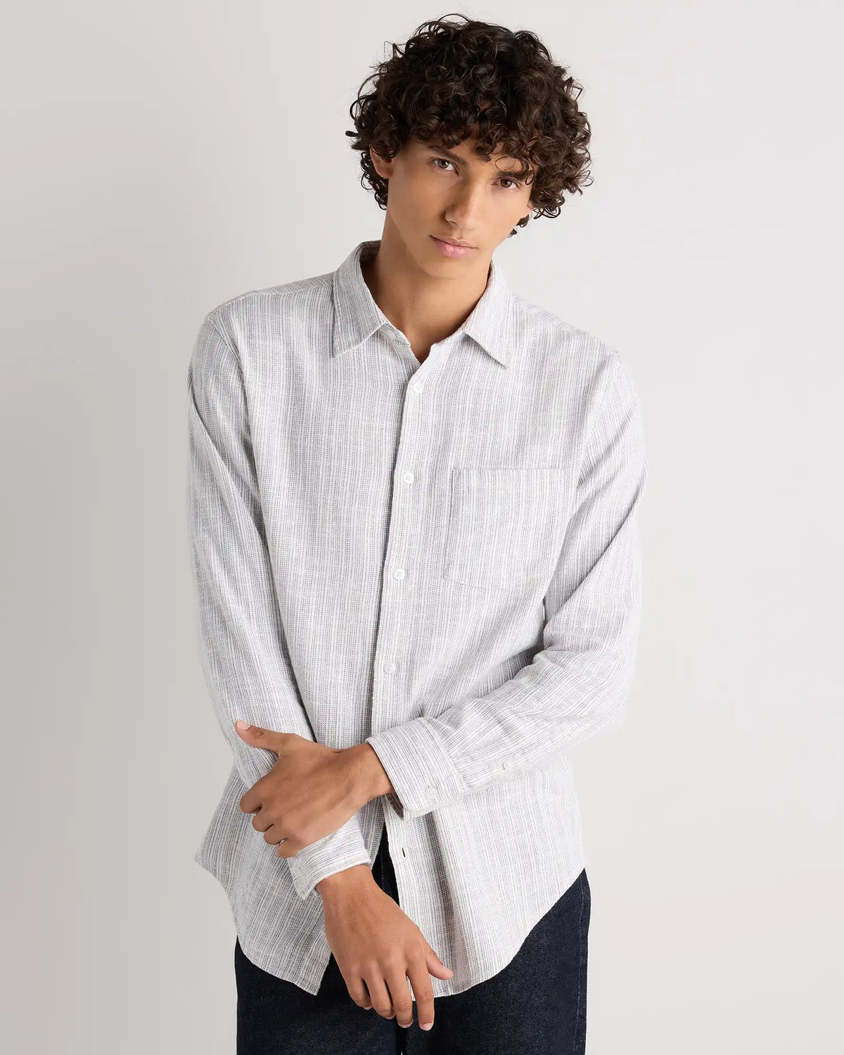 Organic Cotton Stretch Selvage Shirt