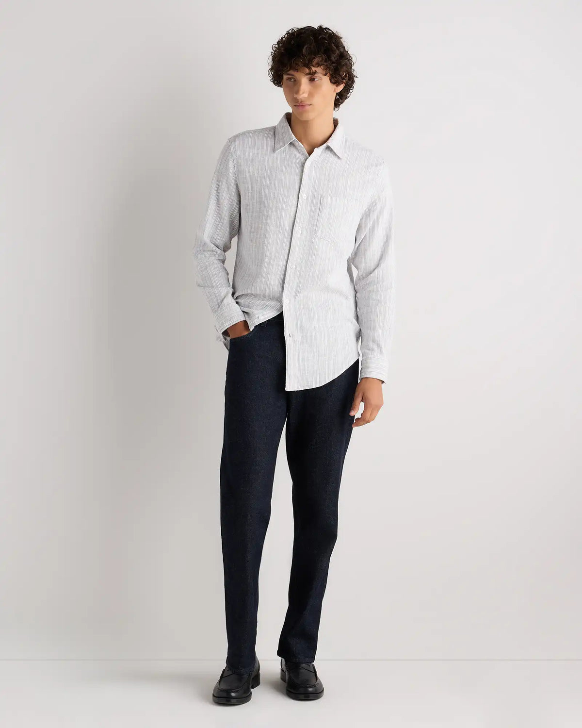 Organic Cotton Stretch Selvage Shirt