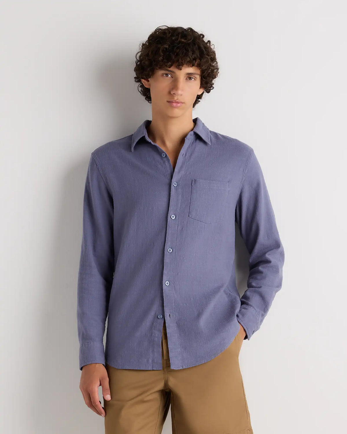 Organic Cotton Stretch Selvage Shirt