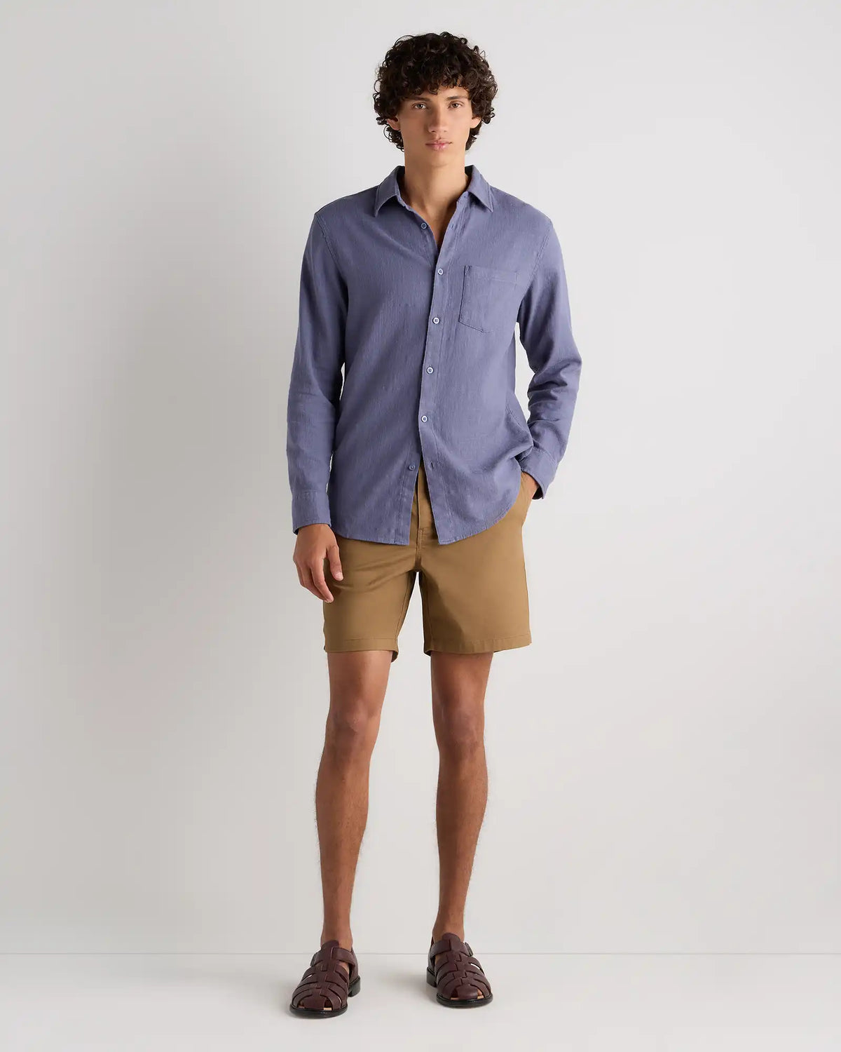 Organic Cotton Stretch Selvage Shirt