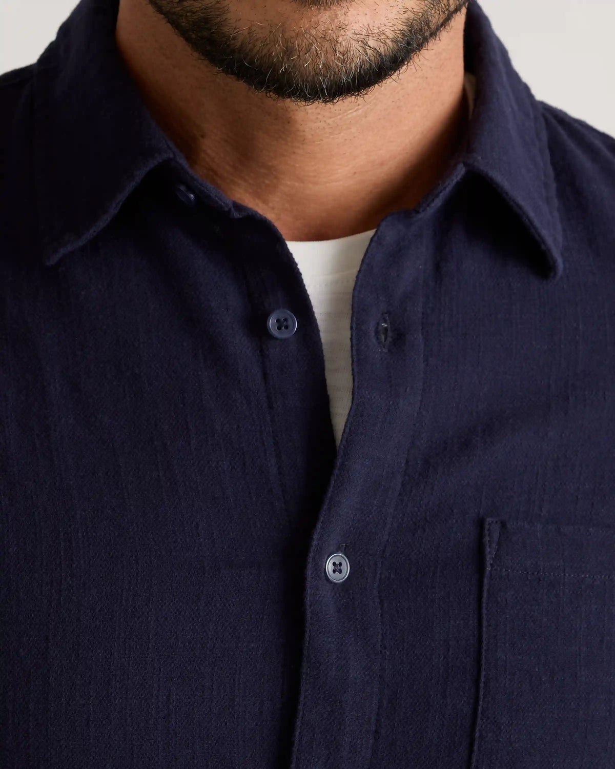 Organic Cotton Stretch Selvage Shirt
