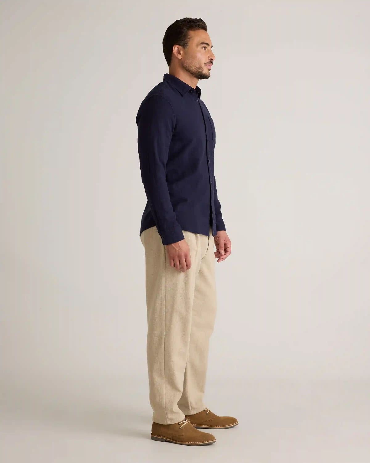 Organic Cotton Stretch Selvage Shirt