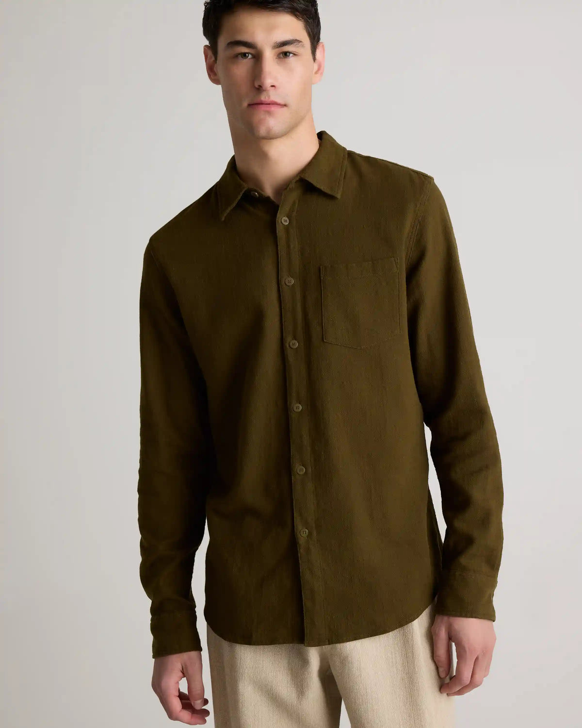 Organic Cotton Stretch Selvage Shirt