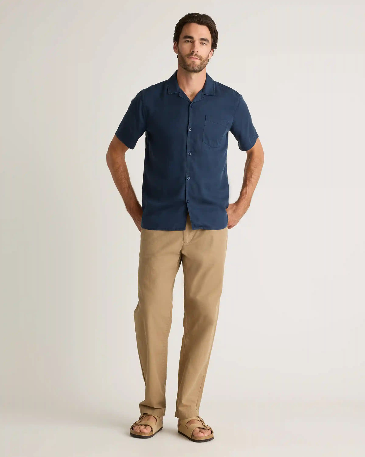 Vintage Wash Tencel Camp Shirt