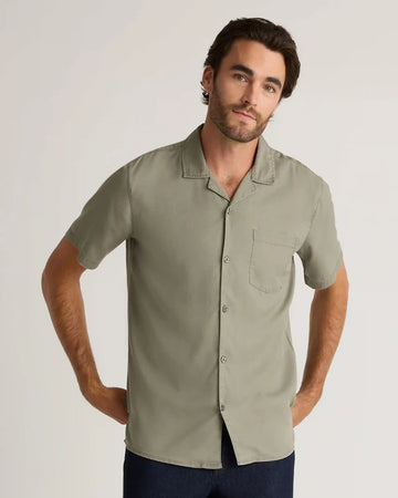 Vintage Wash Tencel Camp Shirt