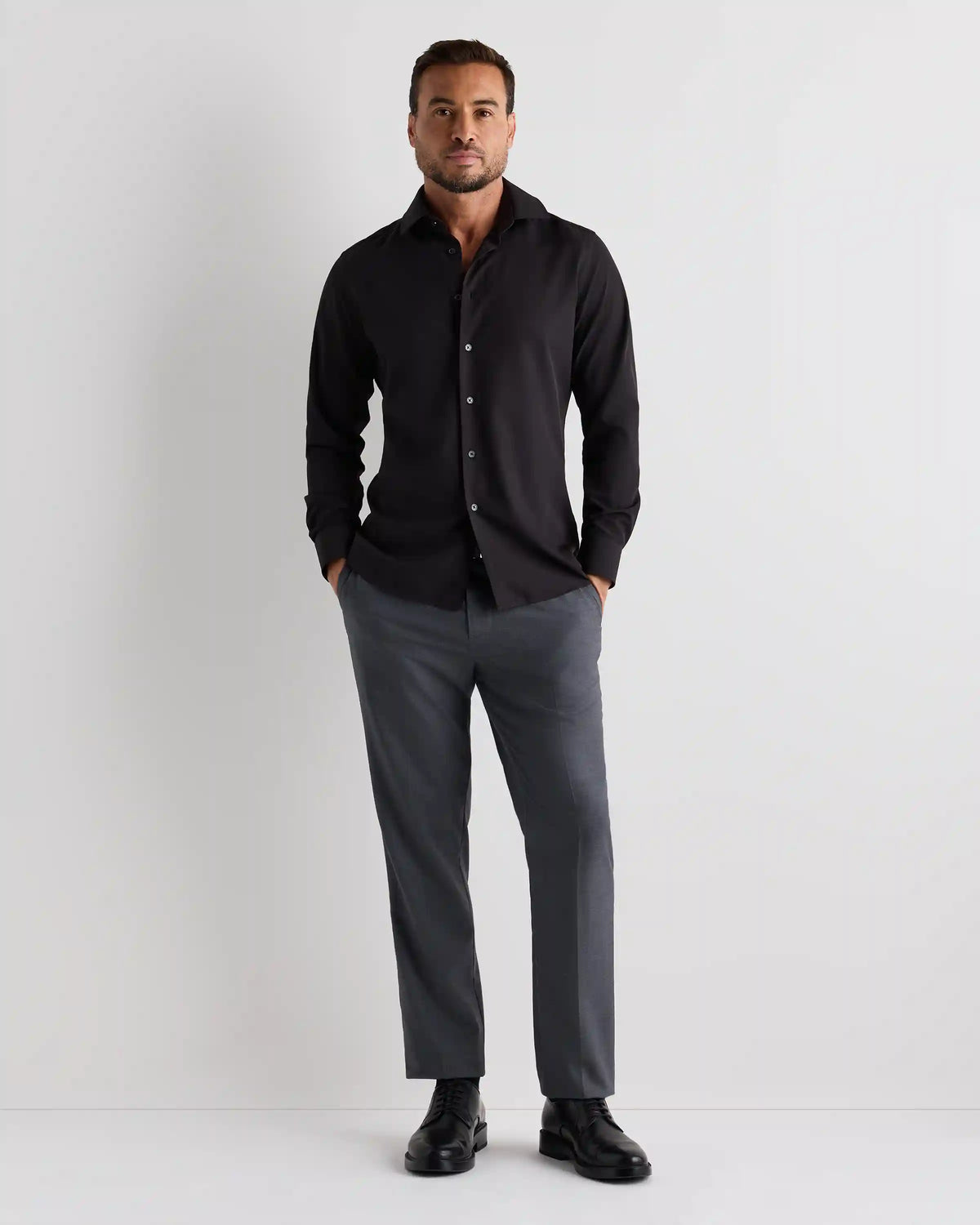 Performance Stretch Wrinkle-Free Slim Dress Shirt