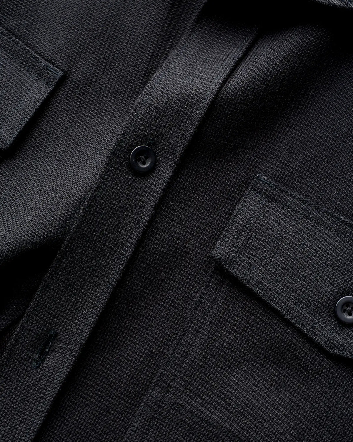 Brushed Cotton Wool Utility Overshirt