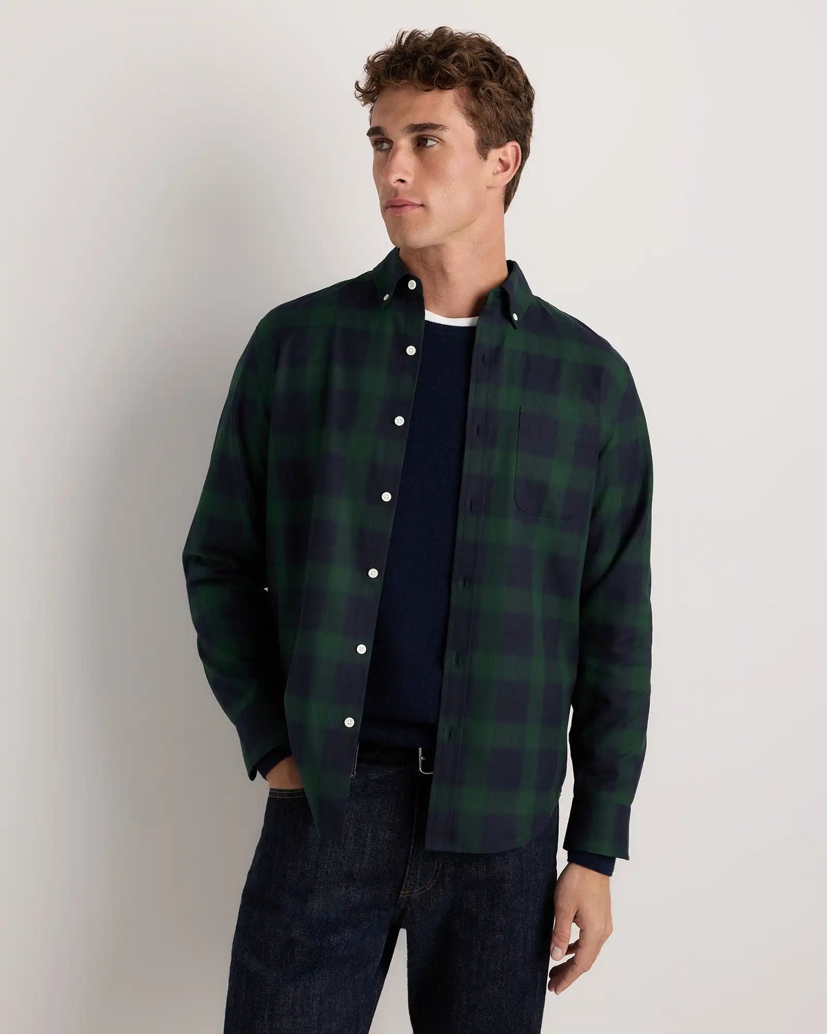 100% Organic Cotton Brushed Flannel Shirt