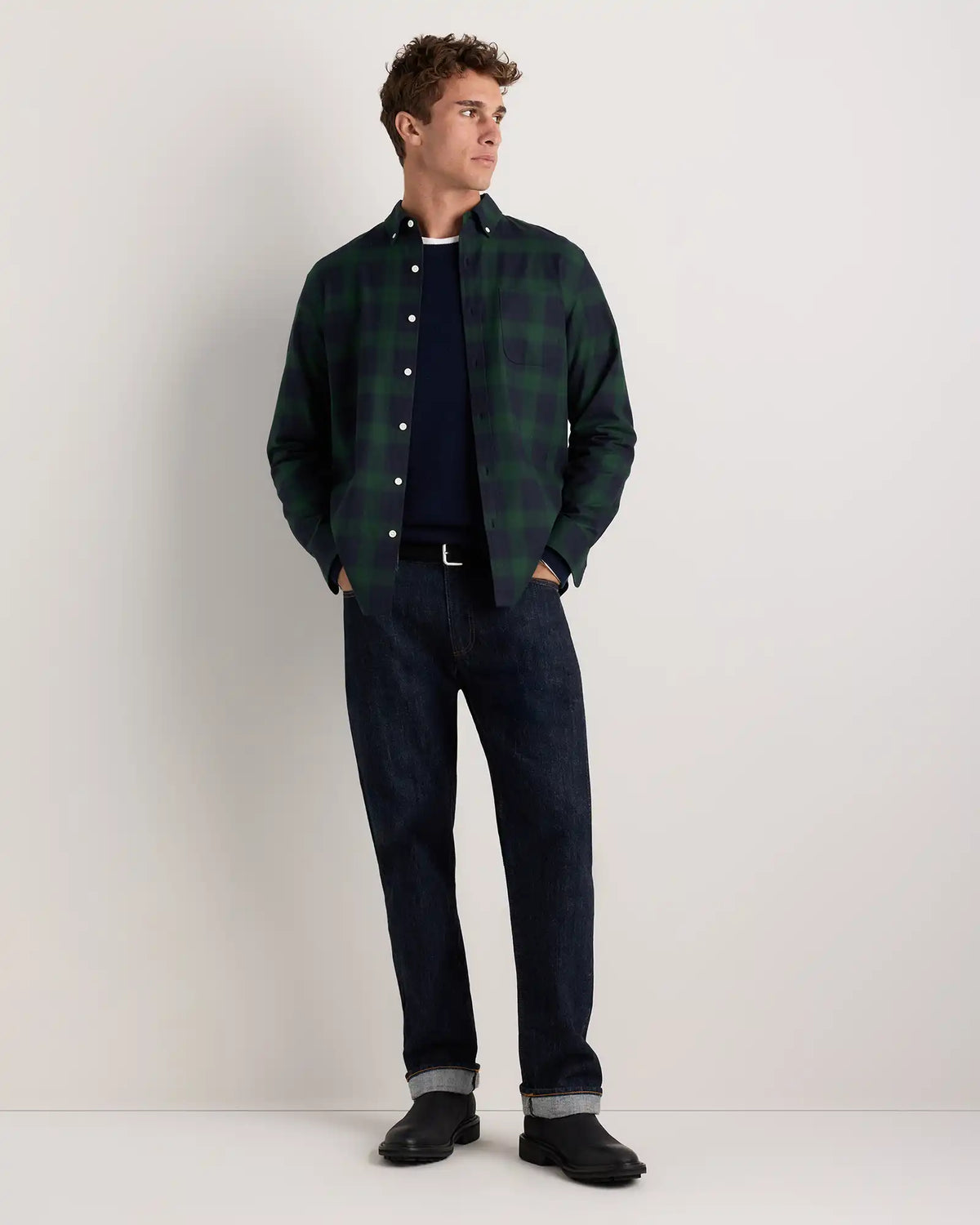 100% Organic Cotton Brushed Flannel Shirt