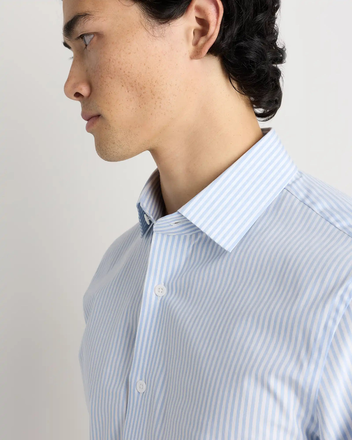Organic Cotton Stretch Poplin Dress Shirt