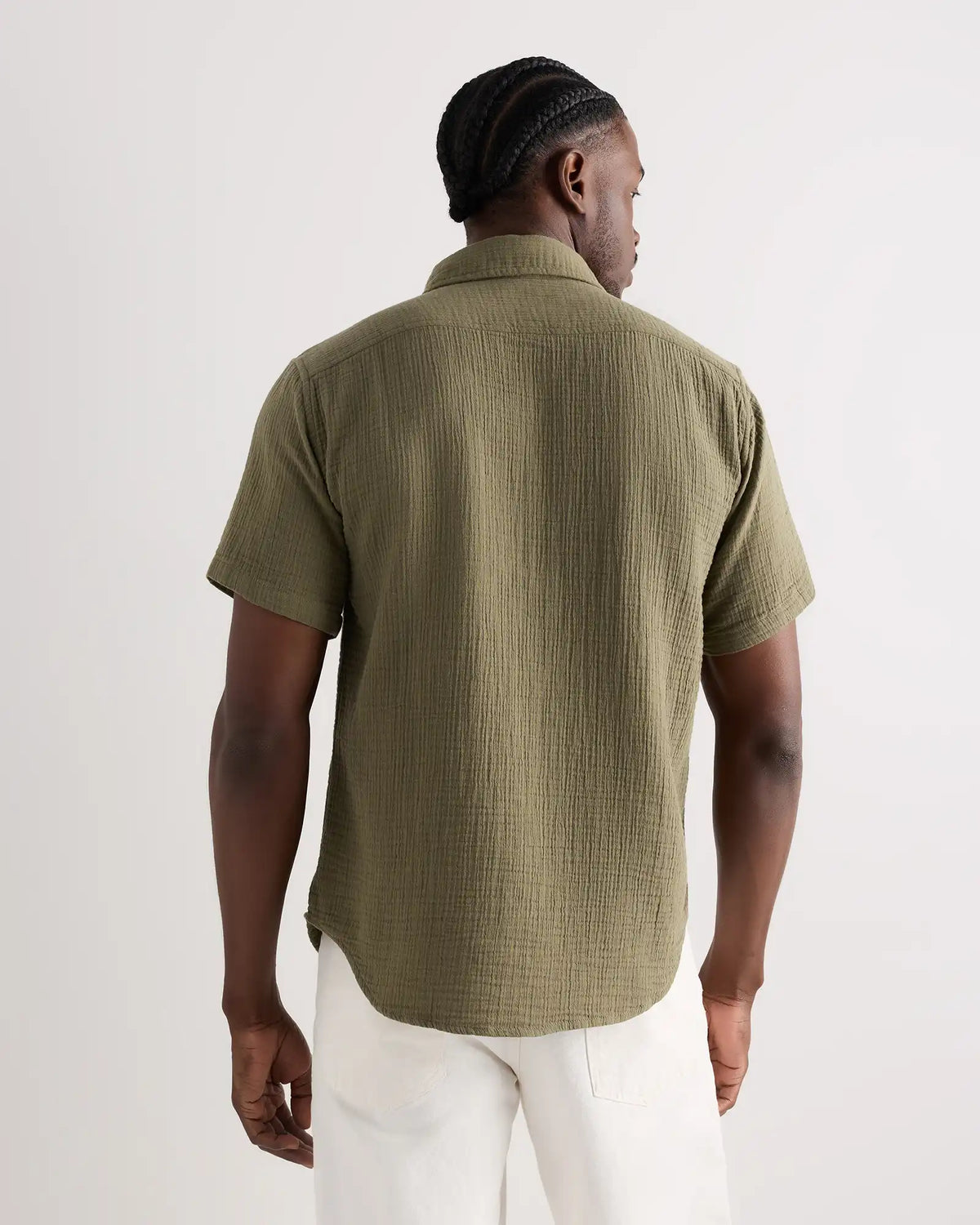 100% Organic Cotton Gauze Short Sleeve Shirt