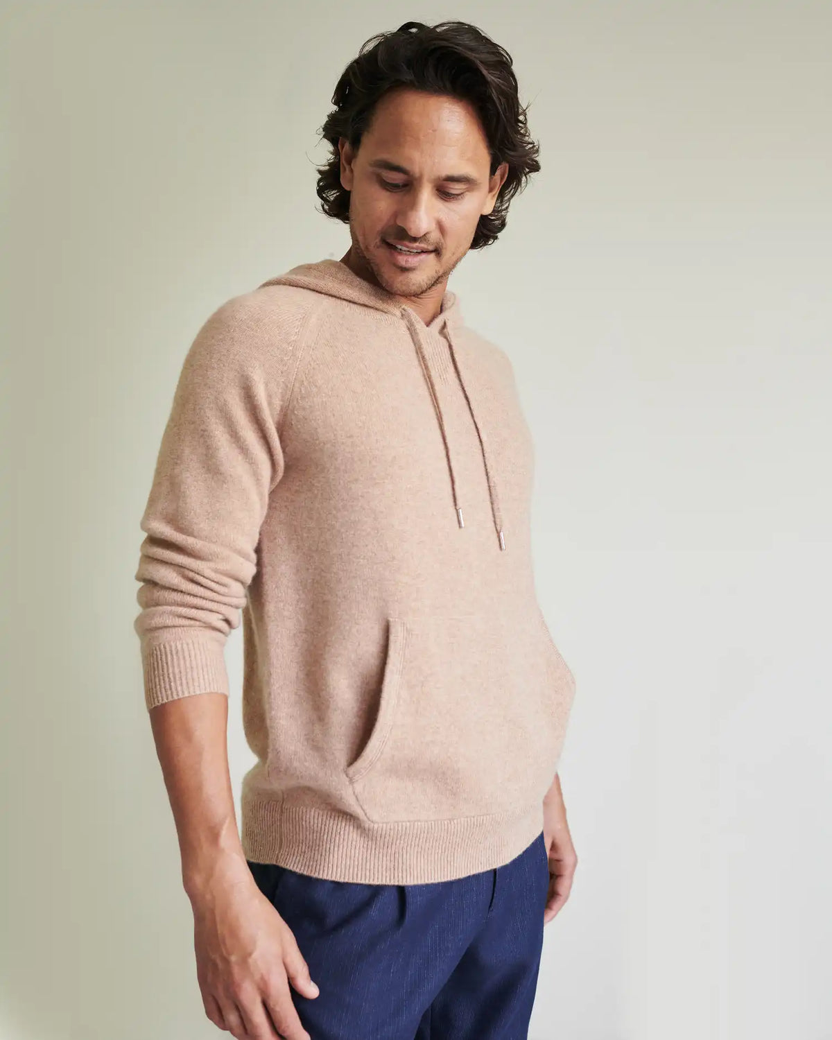Mongolian Spring Cashmere Pullover Hoodie
