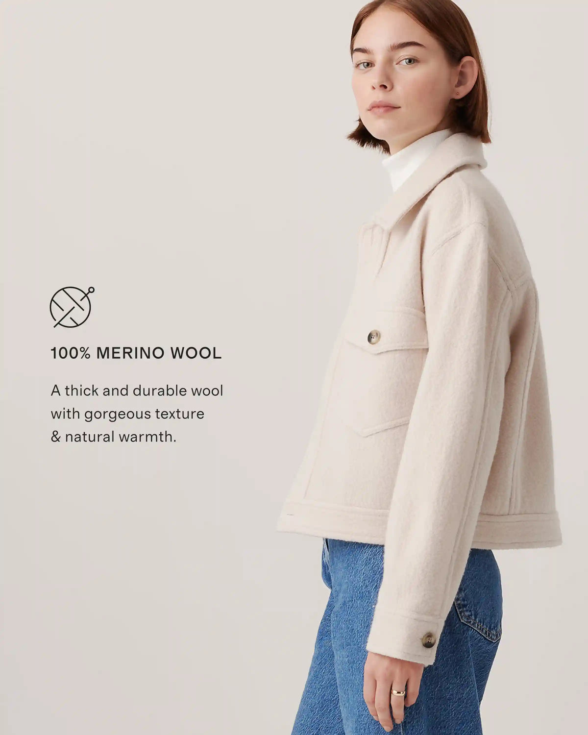 100% Merino Wool Shawl Collar Long Coat