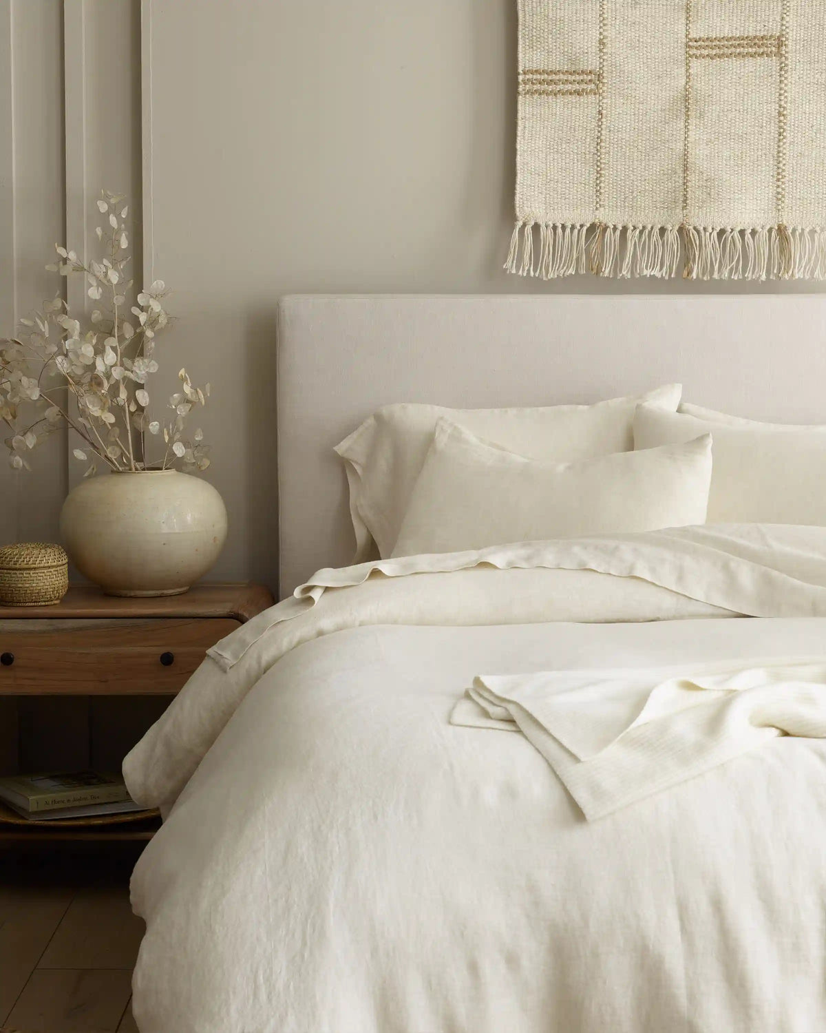 European Linen Stripe Duvet Cover Set