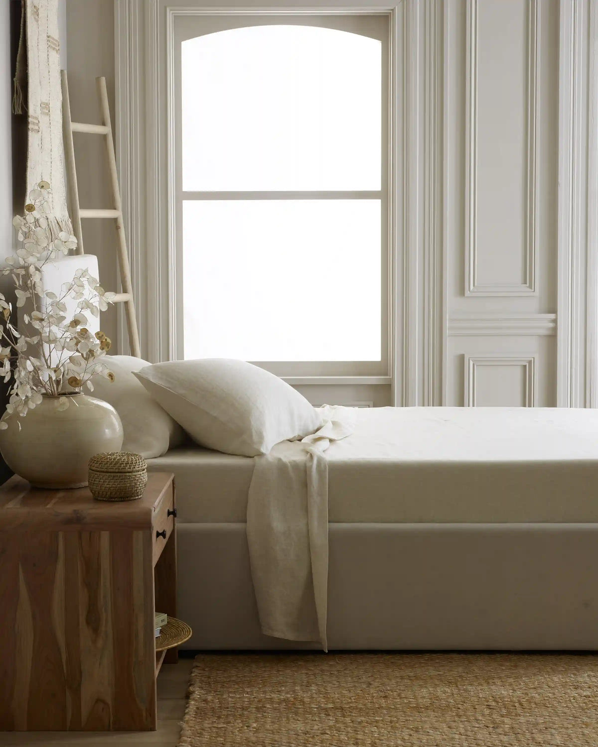 European Linen Stripe Sheet Set