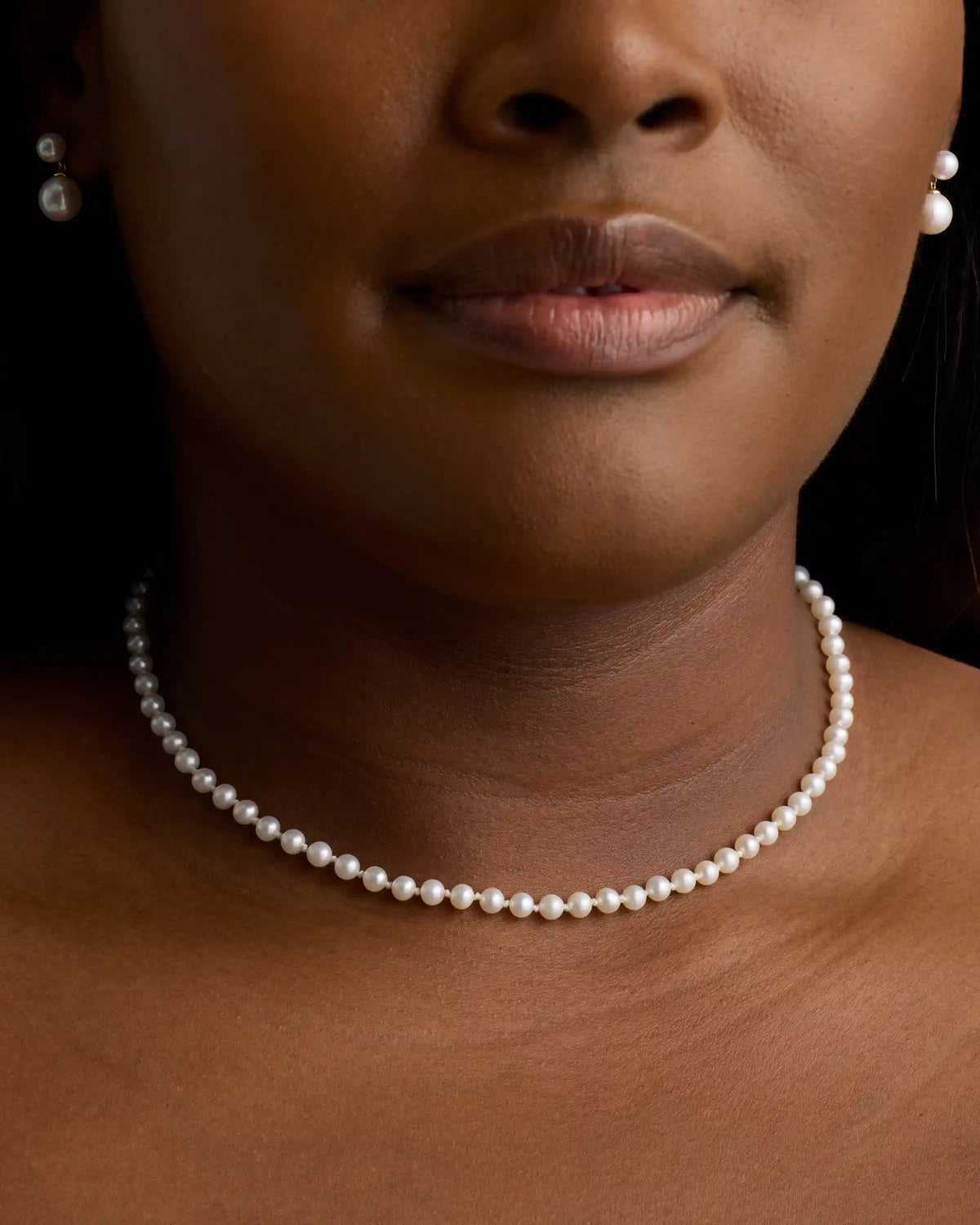14K Gold Freshwater Cultured Pearl Strand Necklace