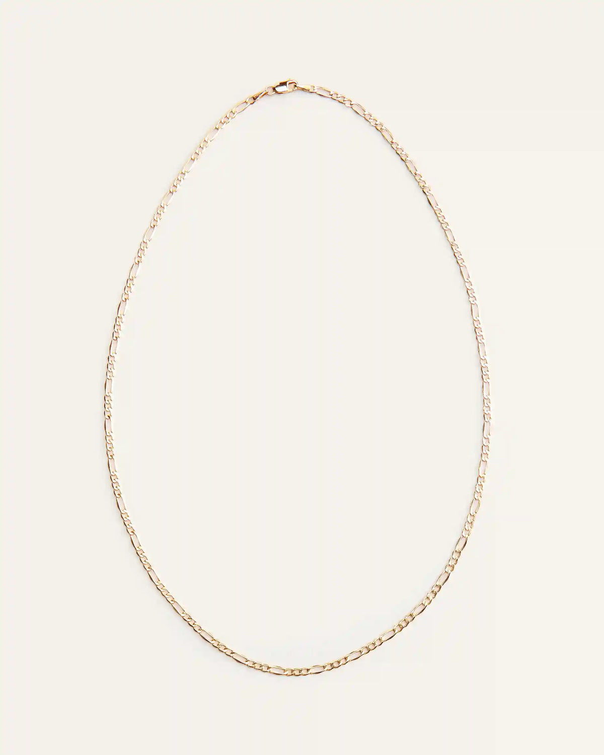 10K Gold Figaro Chain Necklace