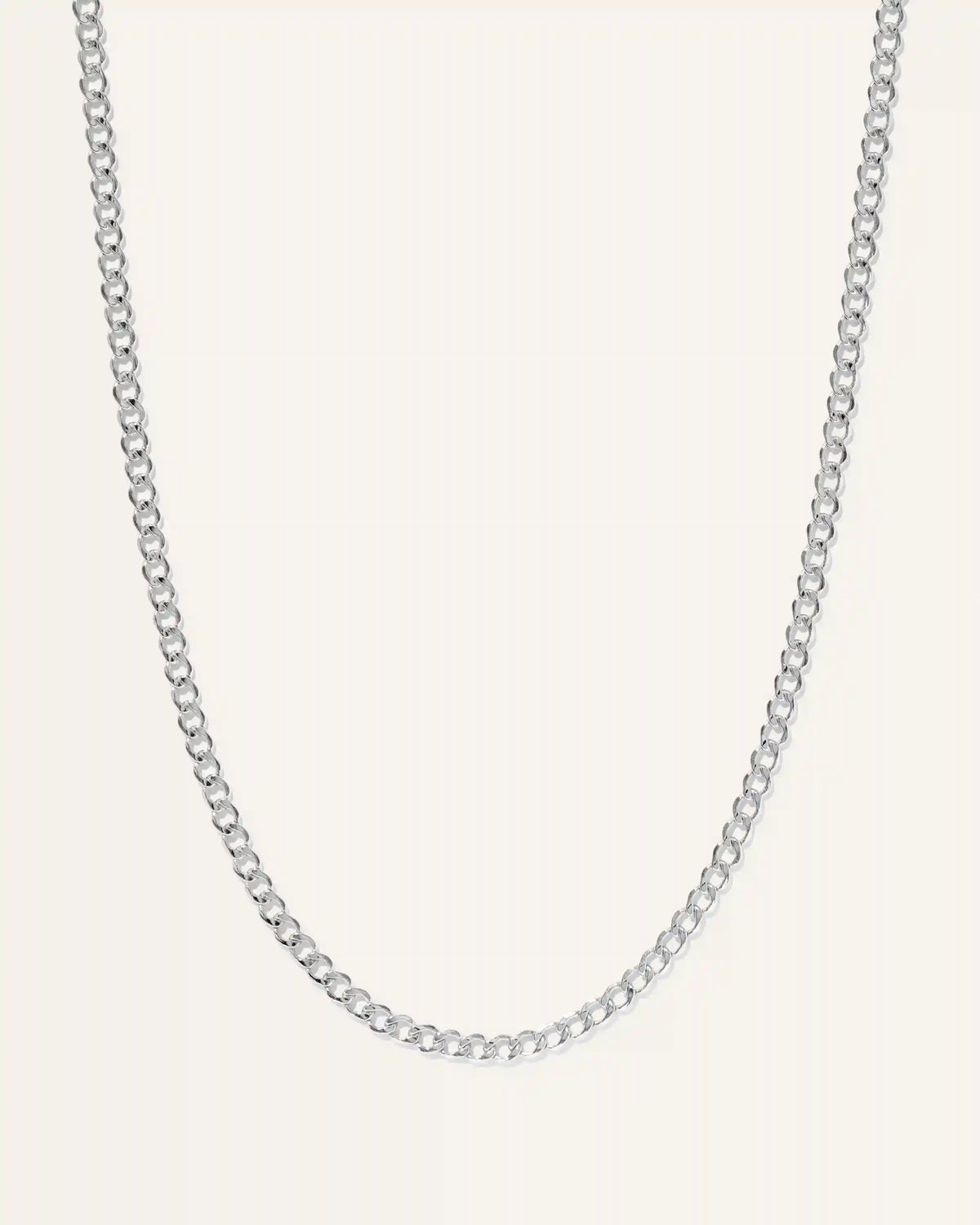 14K Gold Curb Chain Necklace