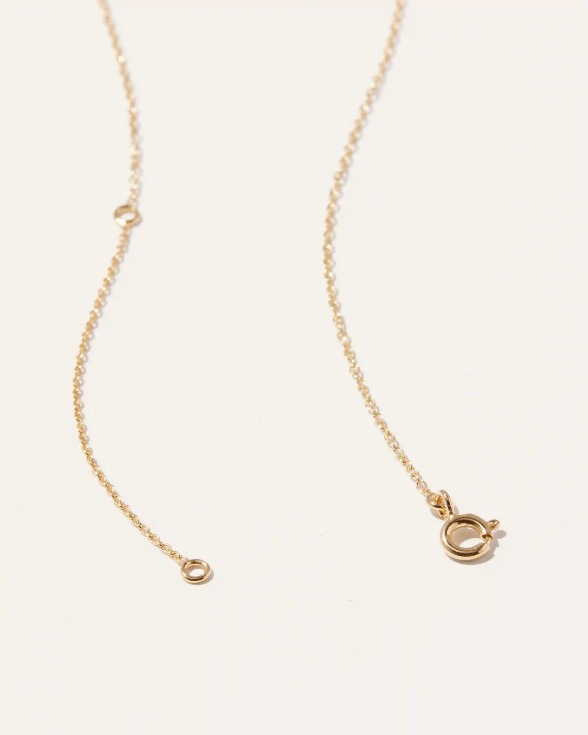 14K Gold Diamond Bezel Necklace
