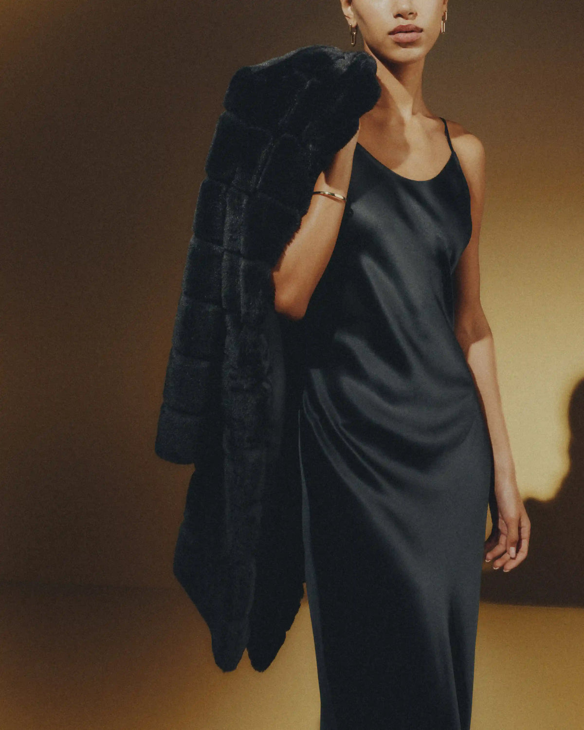 Faux Fur Long Coat
