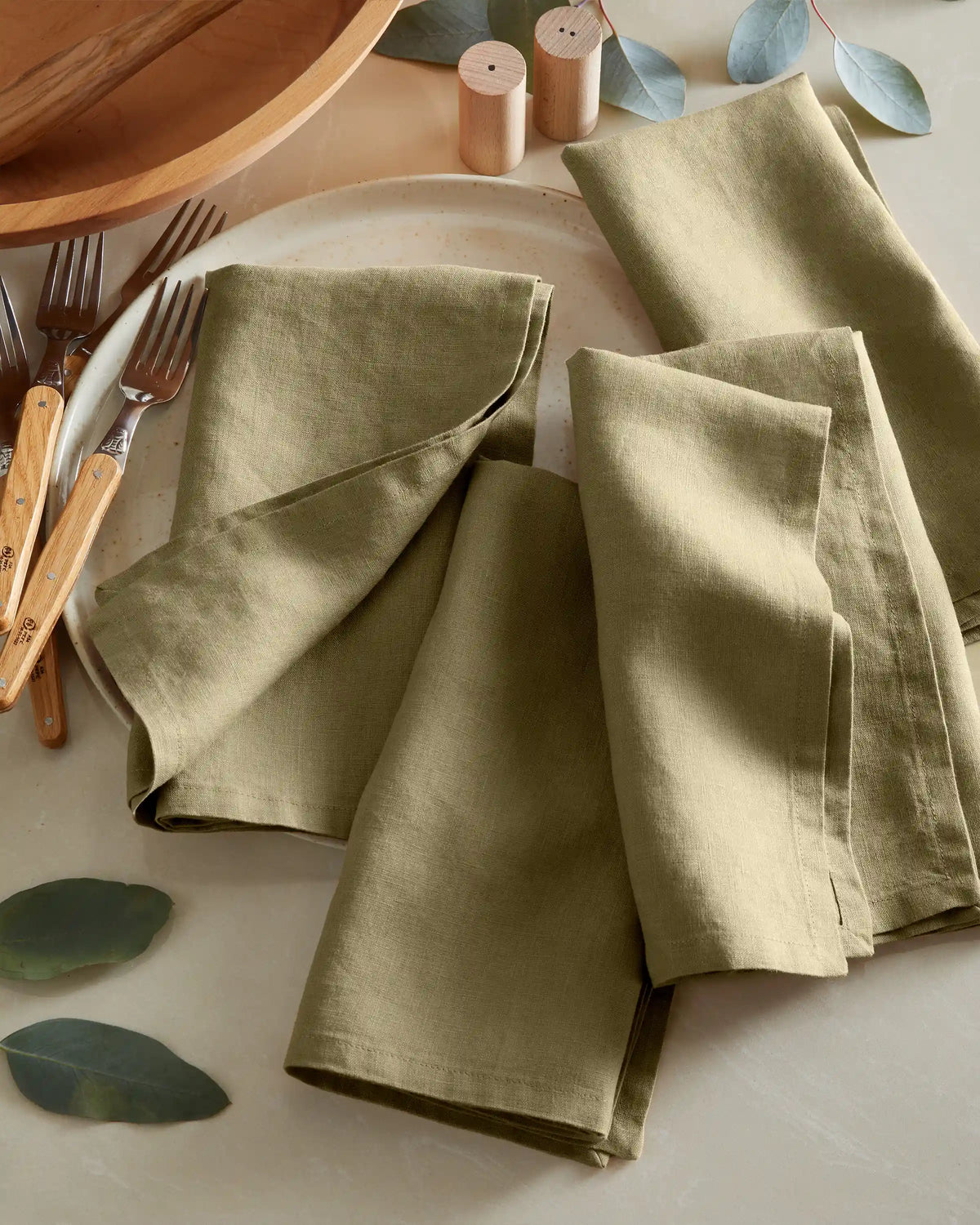 European Linen Napkins, Set of 4