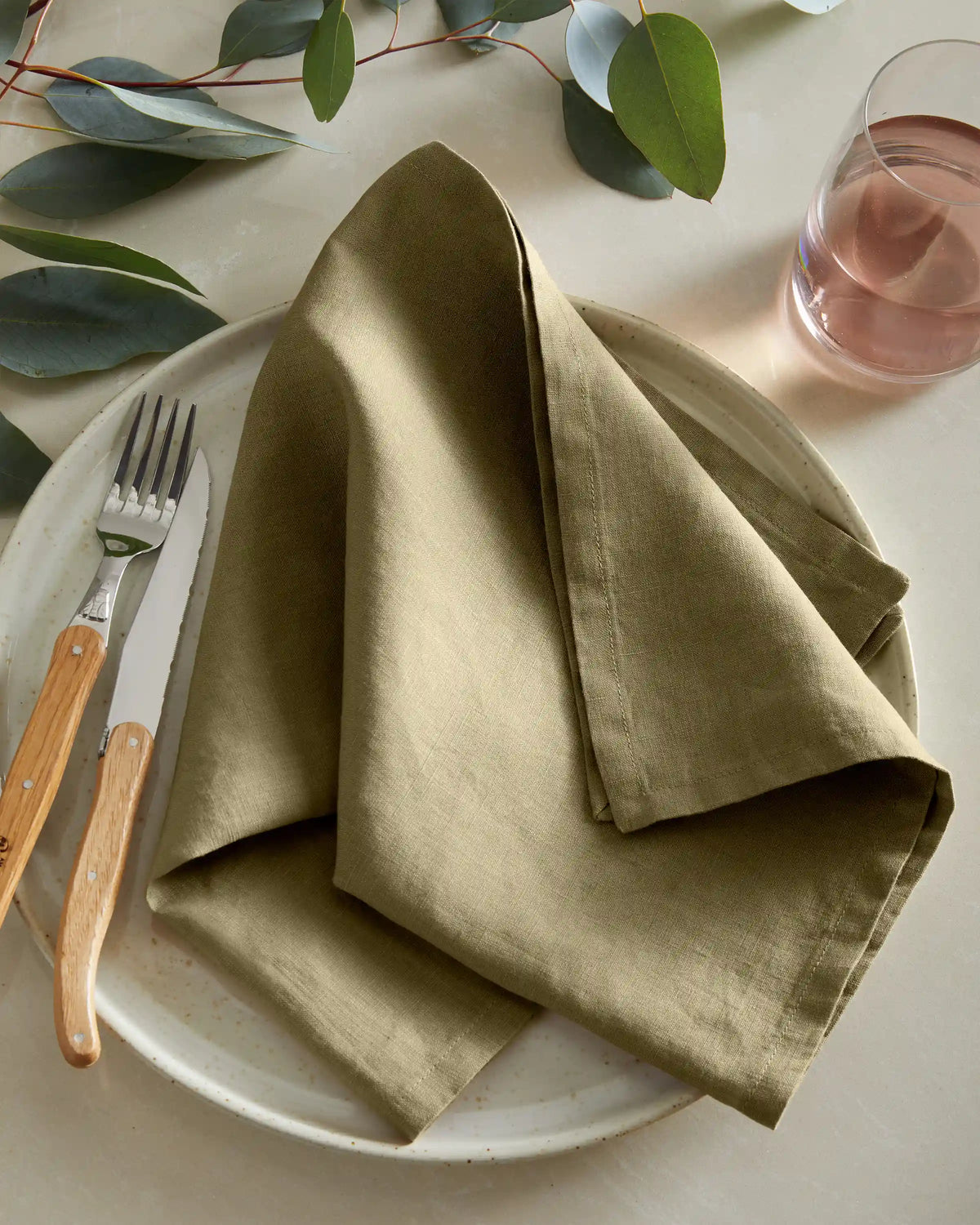 European Linen Napkins, Set of 12
