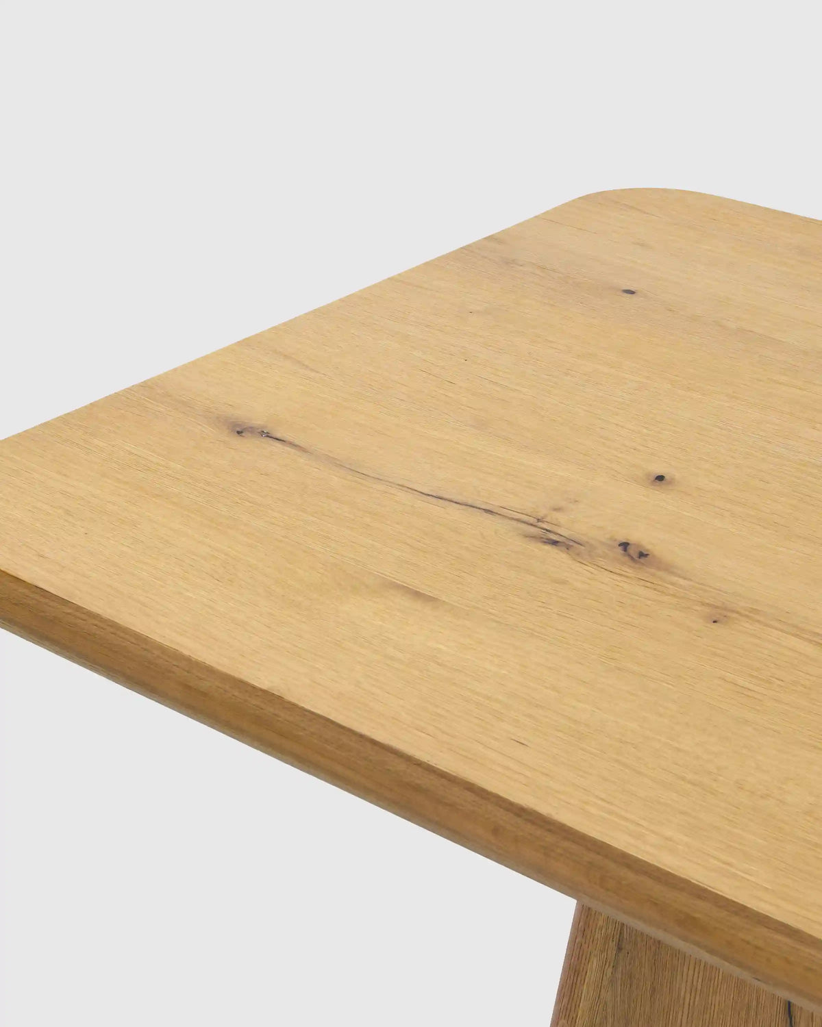 Rustic Oak Plinth Dining Table