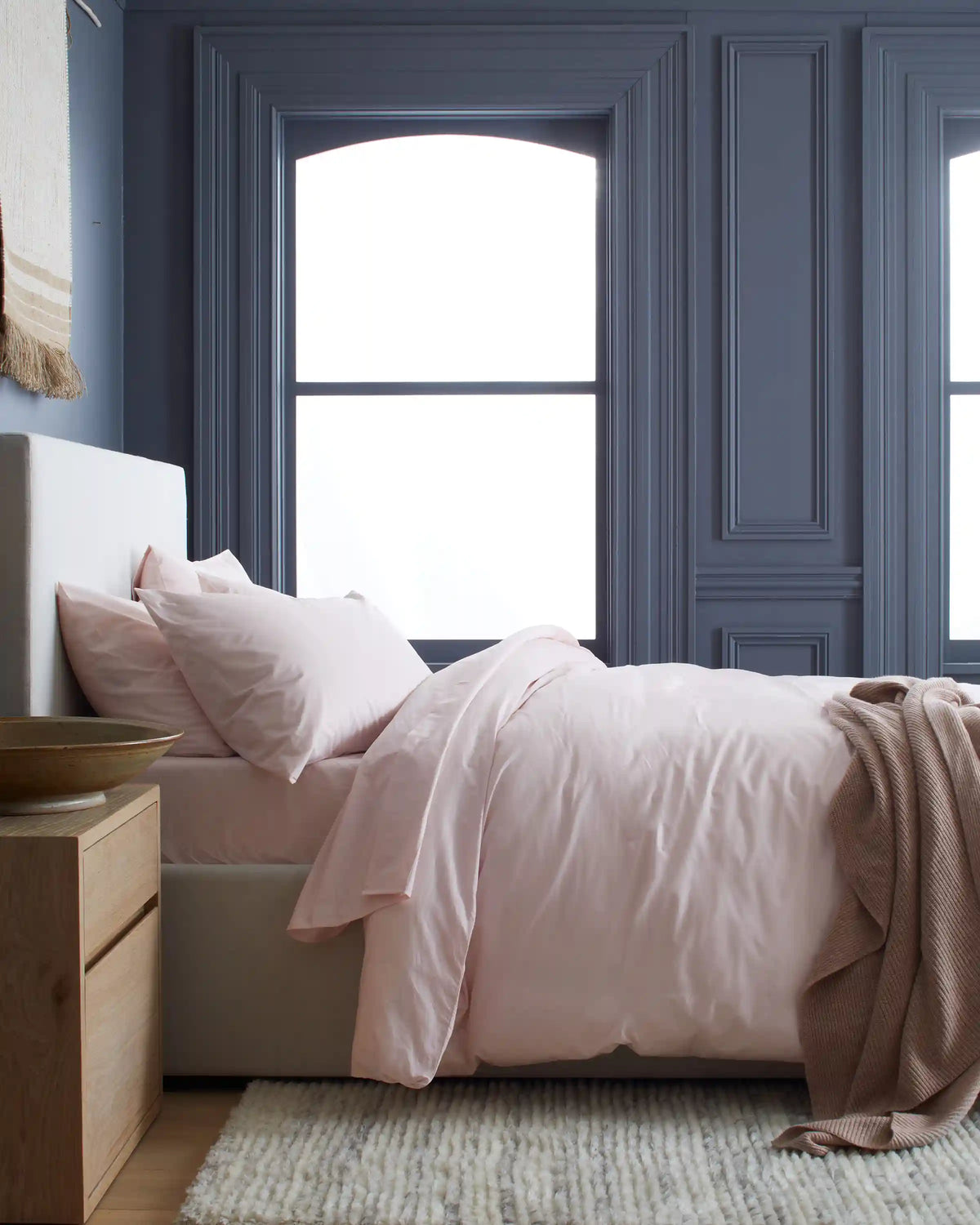 Organic Crisp Percale Duvet Cover Set