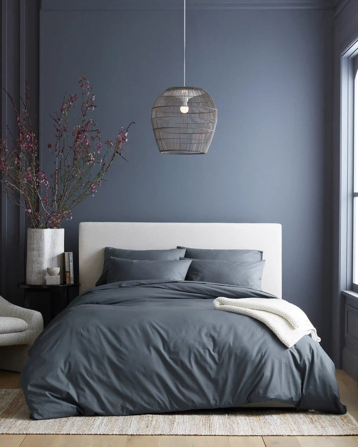 Organic Crisp Percale Duvet Cover Set