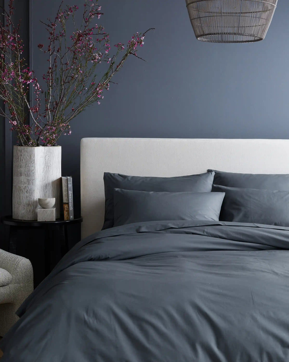 Organic Crisp Percale Duvet Cover Set