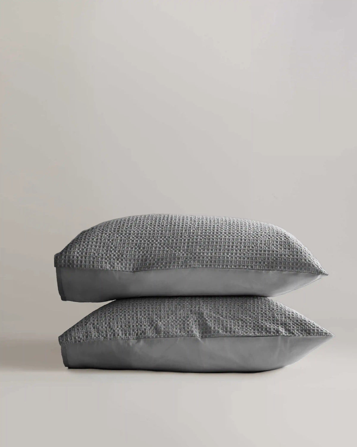 Organic Luxe Honeycomb Sham Set
