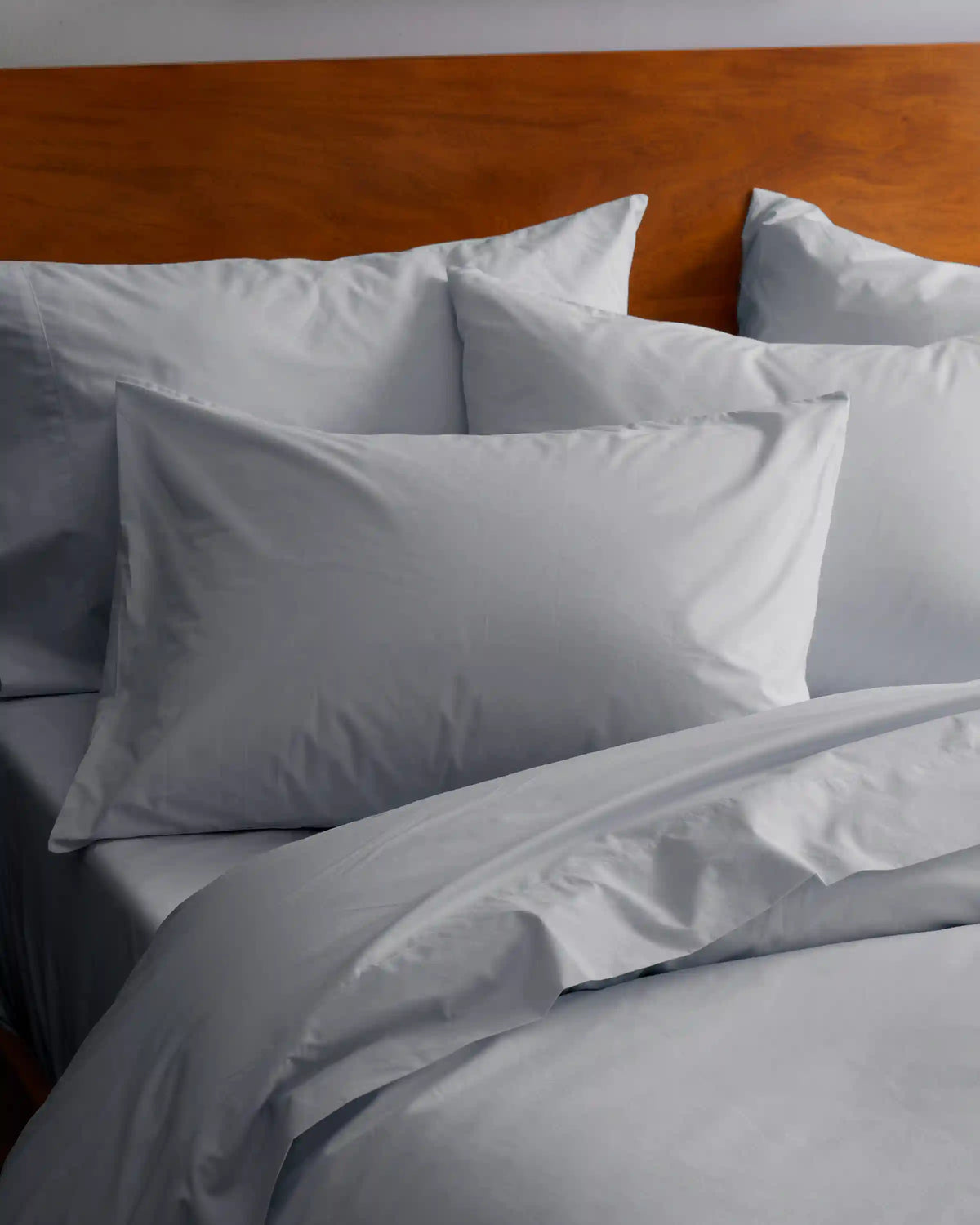 Organic Crisp Percale Sham Set