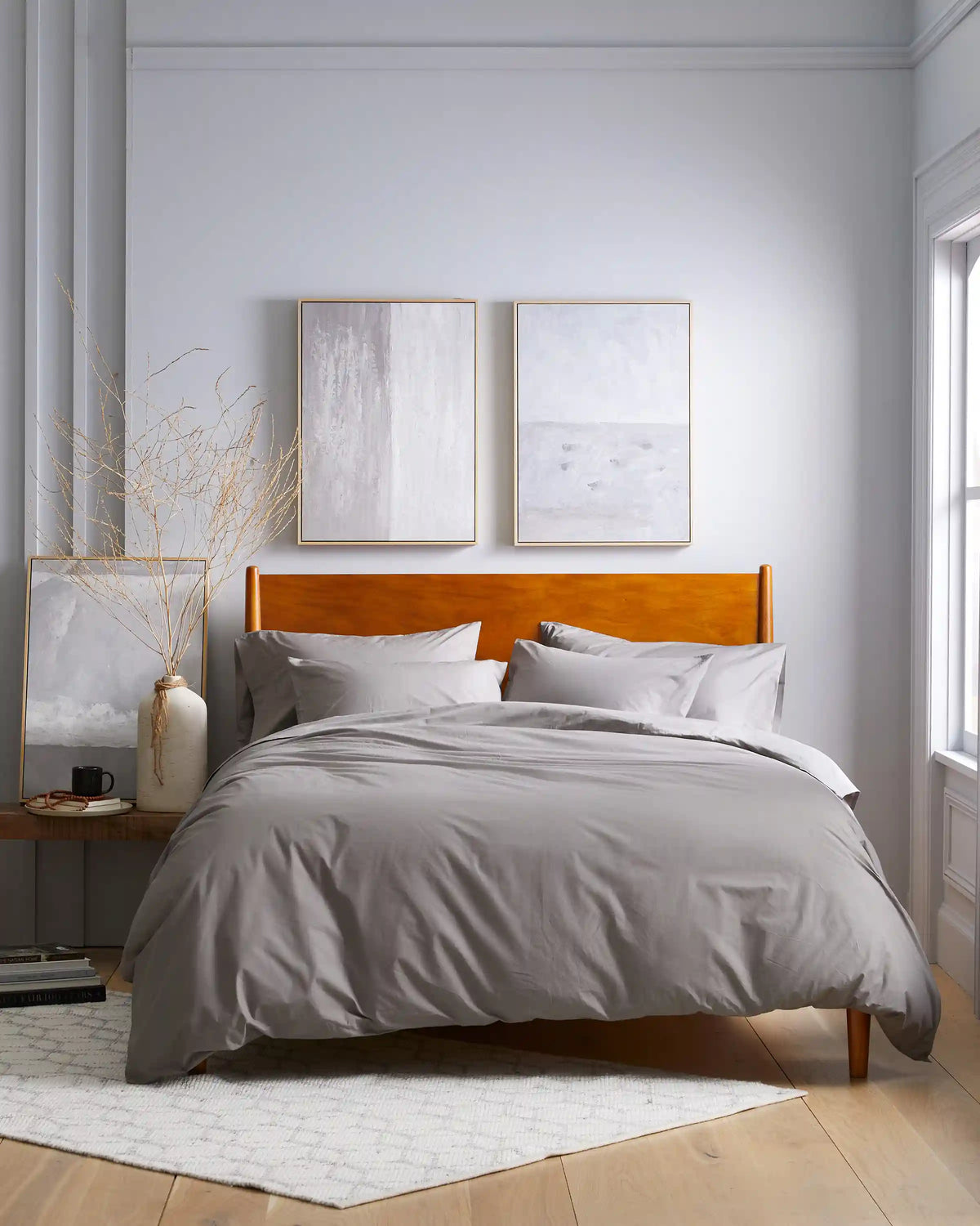 Organic Crisp Percale Pillowcase Set