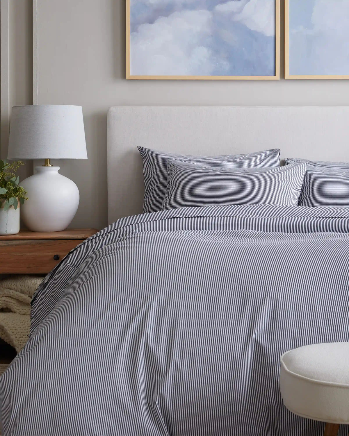 Organic Crisp Percale Sham Set