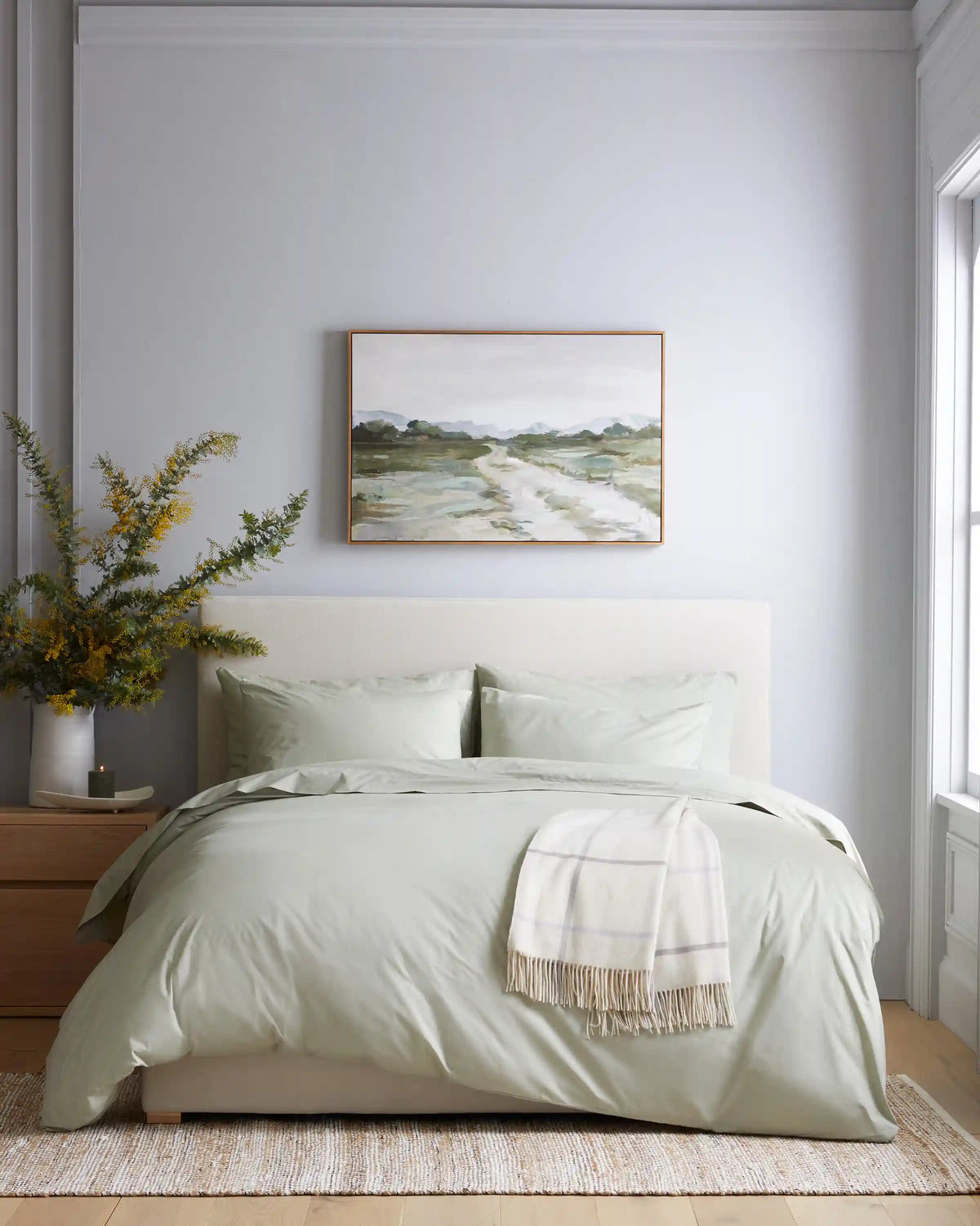 Organic Crisp Percale Pillowcase Set