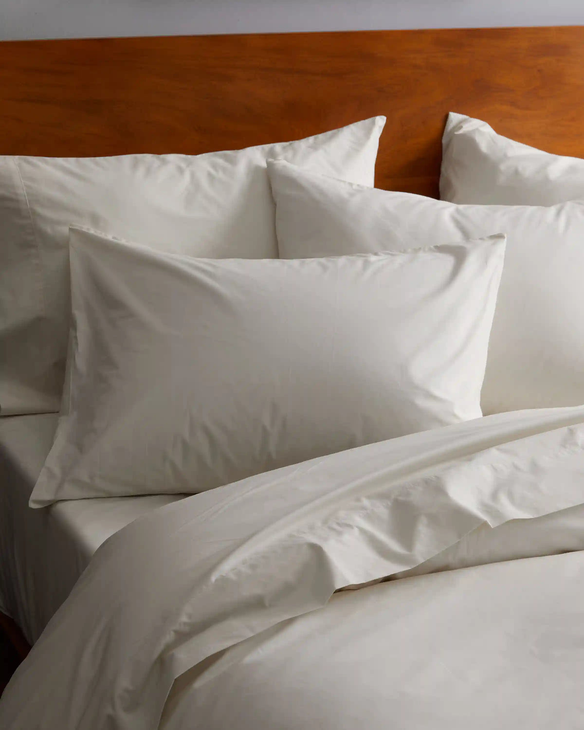 Organic Crisp Percale Duvet Cover Set