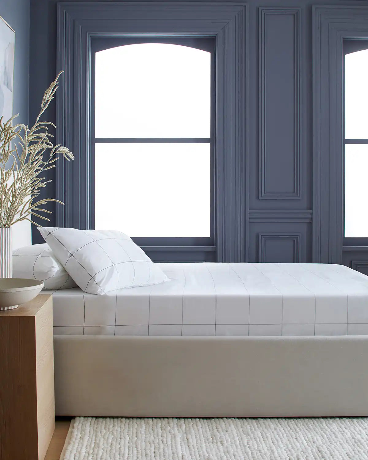 Organic Crisp Percale Fitted Sheet Set