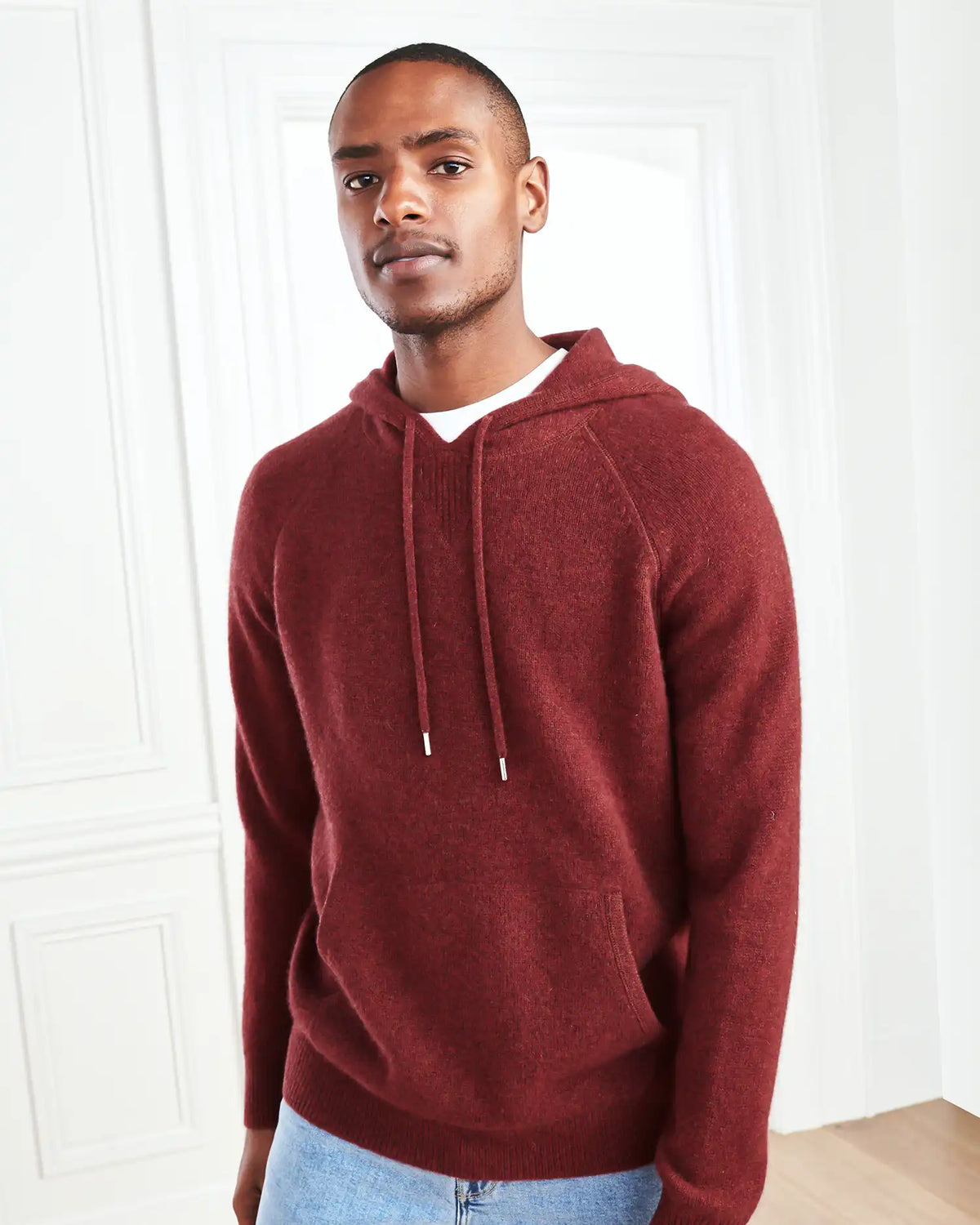 Mongolian Cashmere Pullover Hoodie