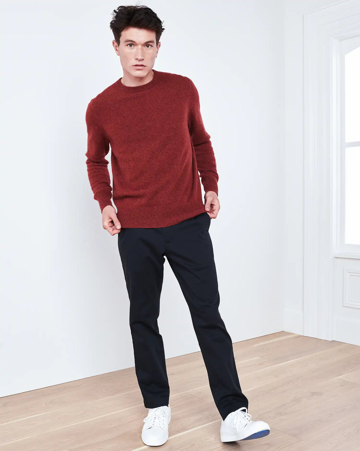 Mongolian Cashmere Crewneck Sweater