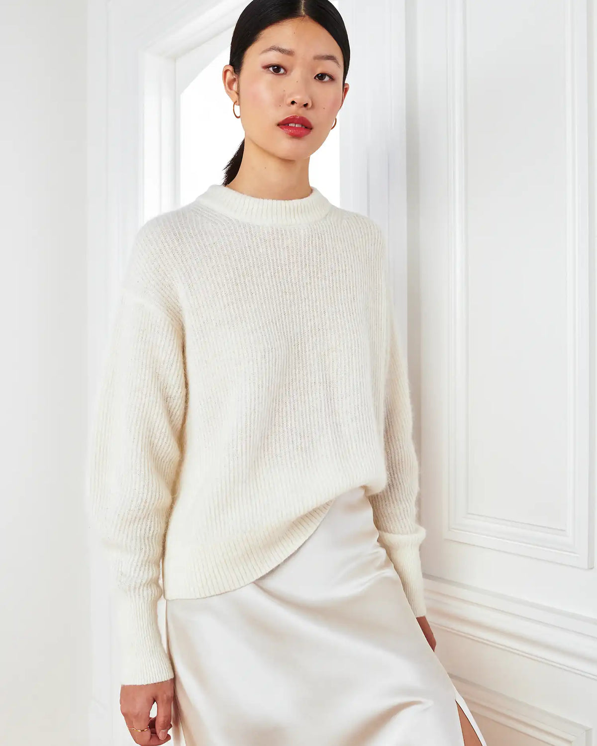 Baby Alpaca-Wool Crew