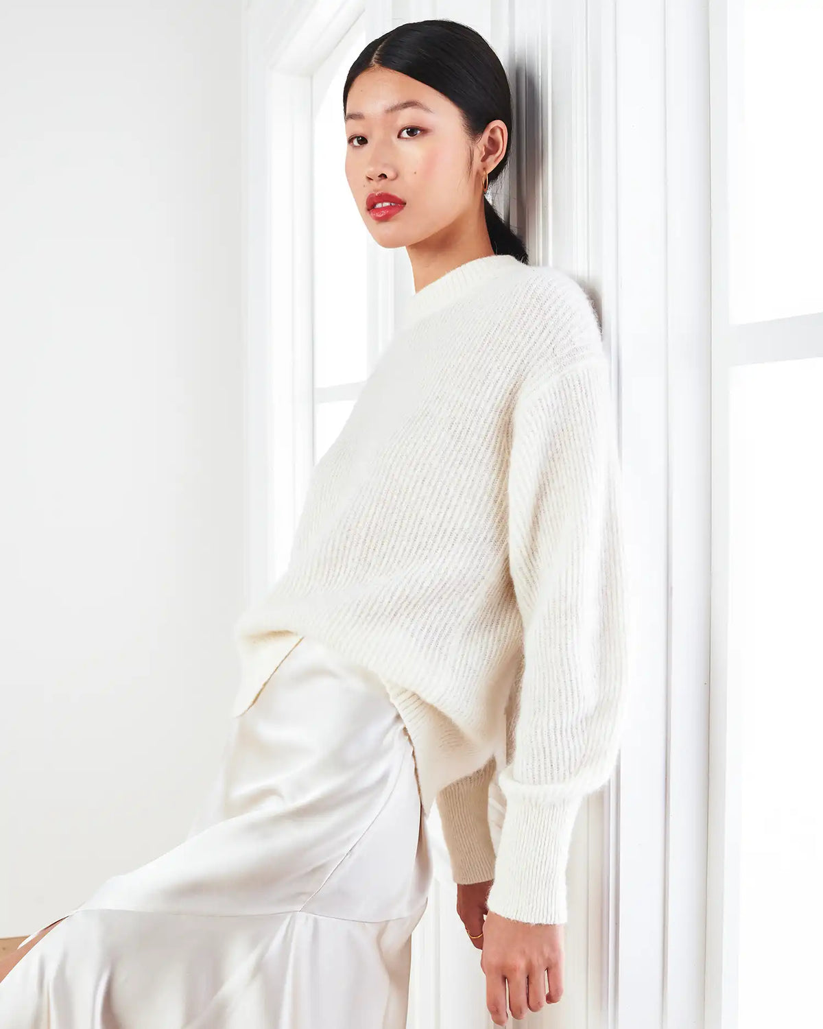 Baby Alpaca-Wool Crew