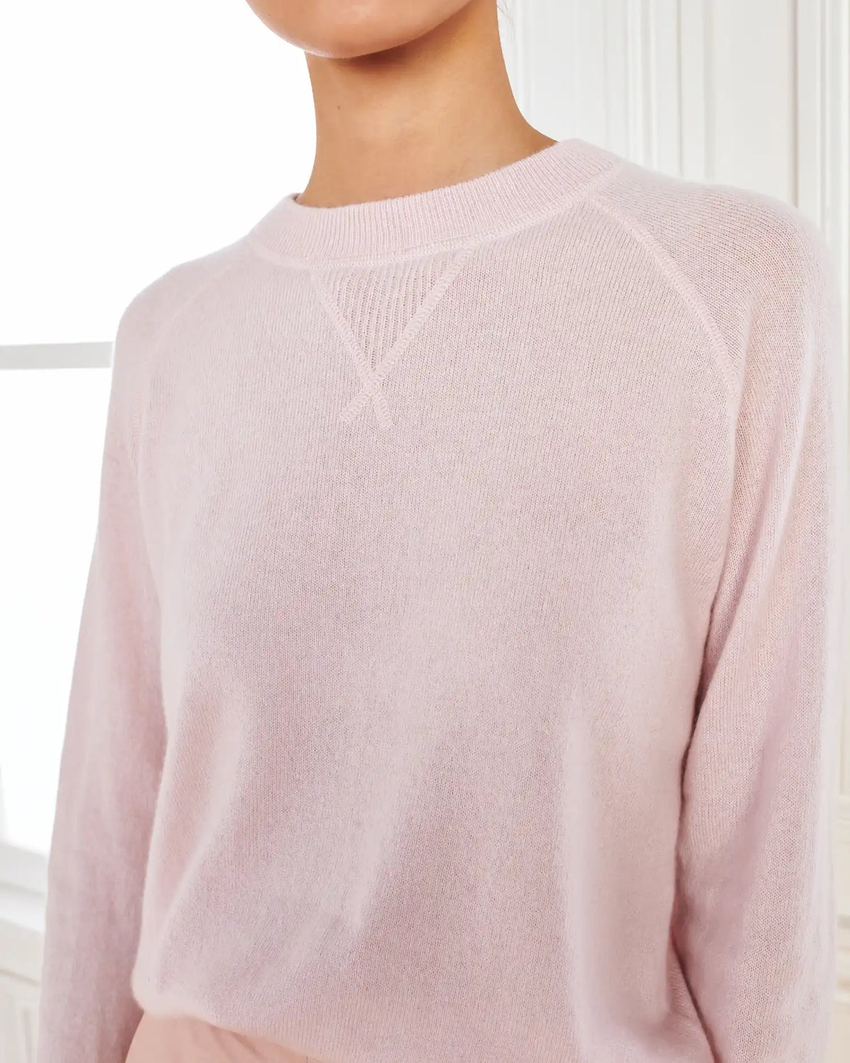 Mongolian Shrunken Cashmere Sweatshirt